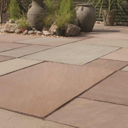 Bradstone Indian Stone Paving 22mm Calibrated - Autumn Green