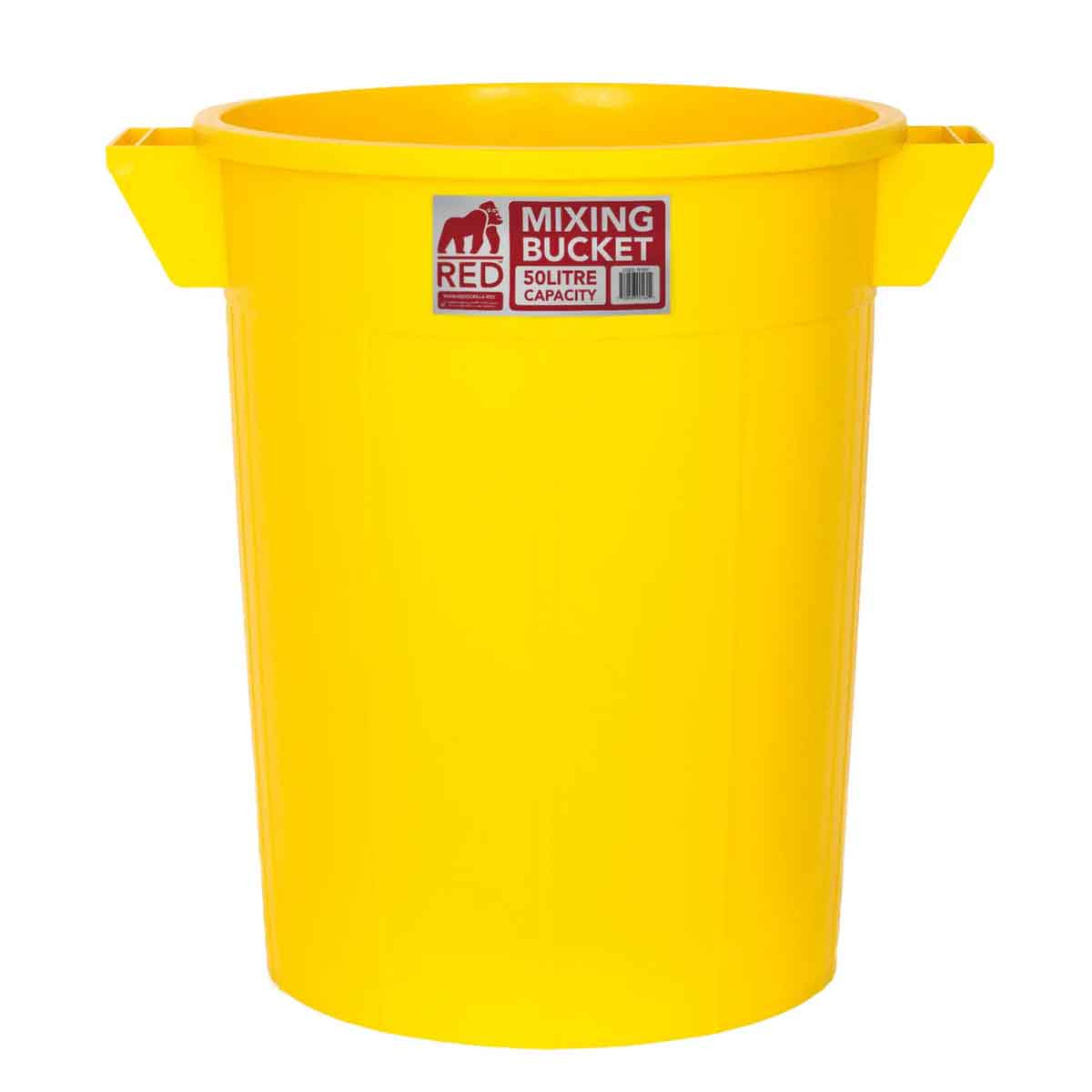 Red Gorilla 50L Mixing Bucket Yellow