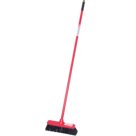 Gorilla Broom® With Hard Bristle 300mm Head Red